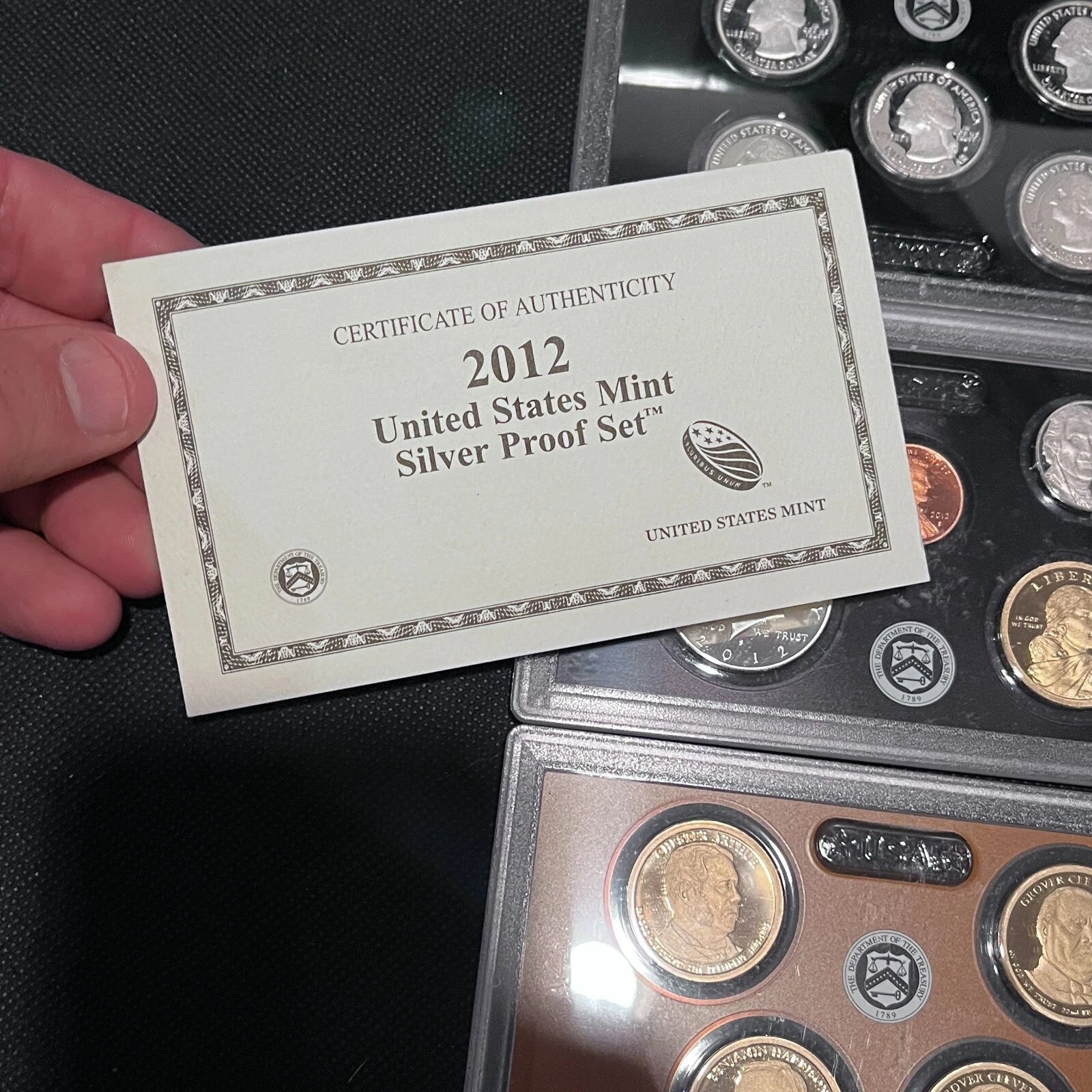 2012-S US Mint Silver Proof Set 14 Coins with OGP & COA