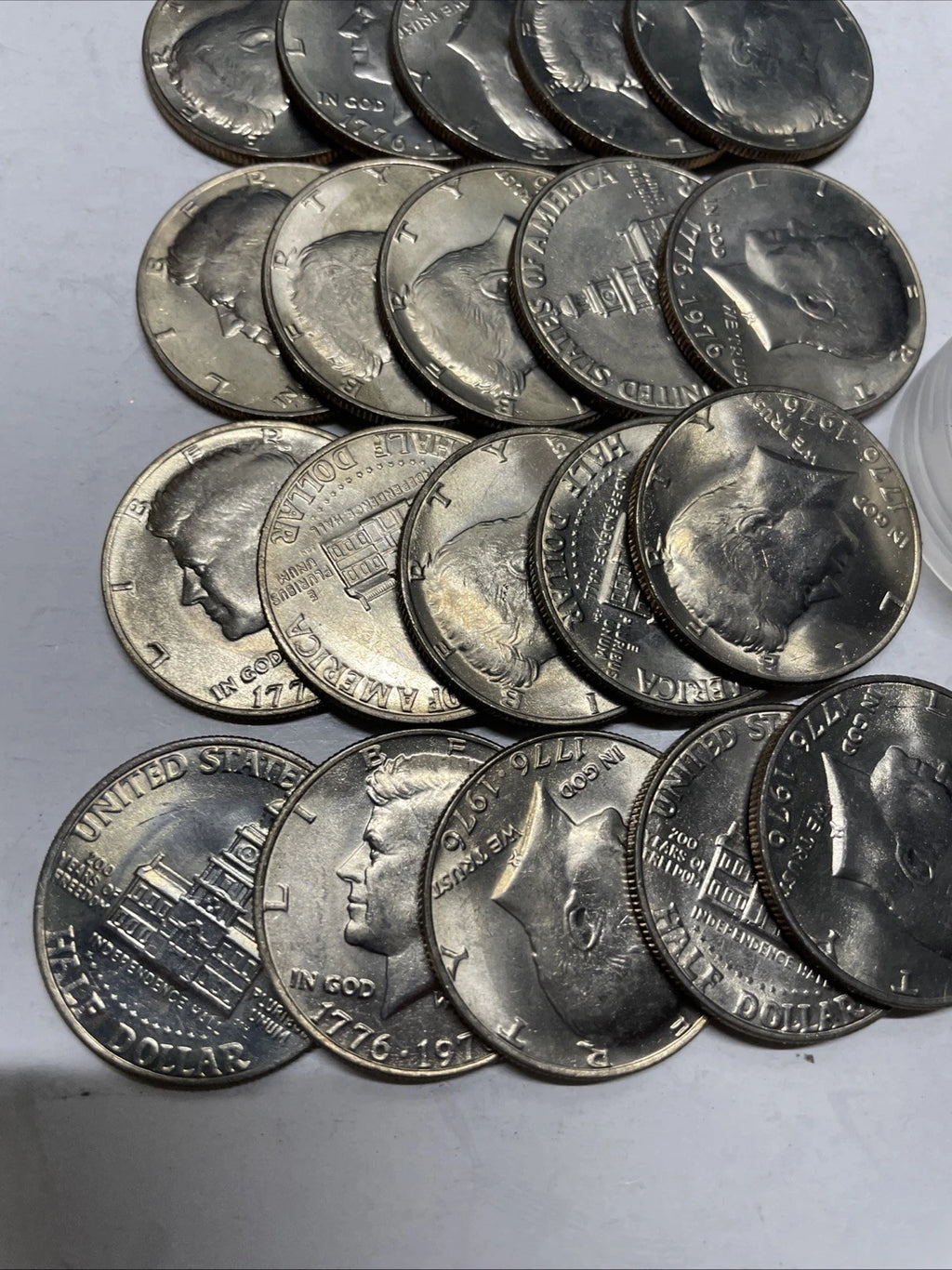 1976-D Bicentennial Kennedy Half Dollar 20-Coin Uncirculated Roll