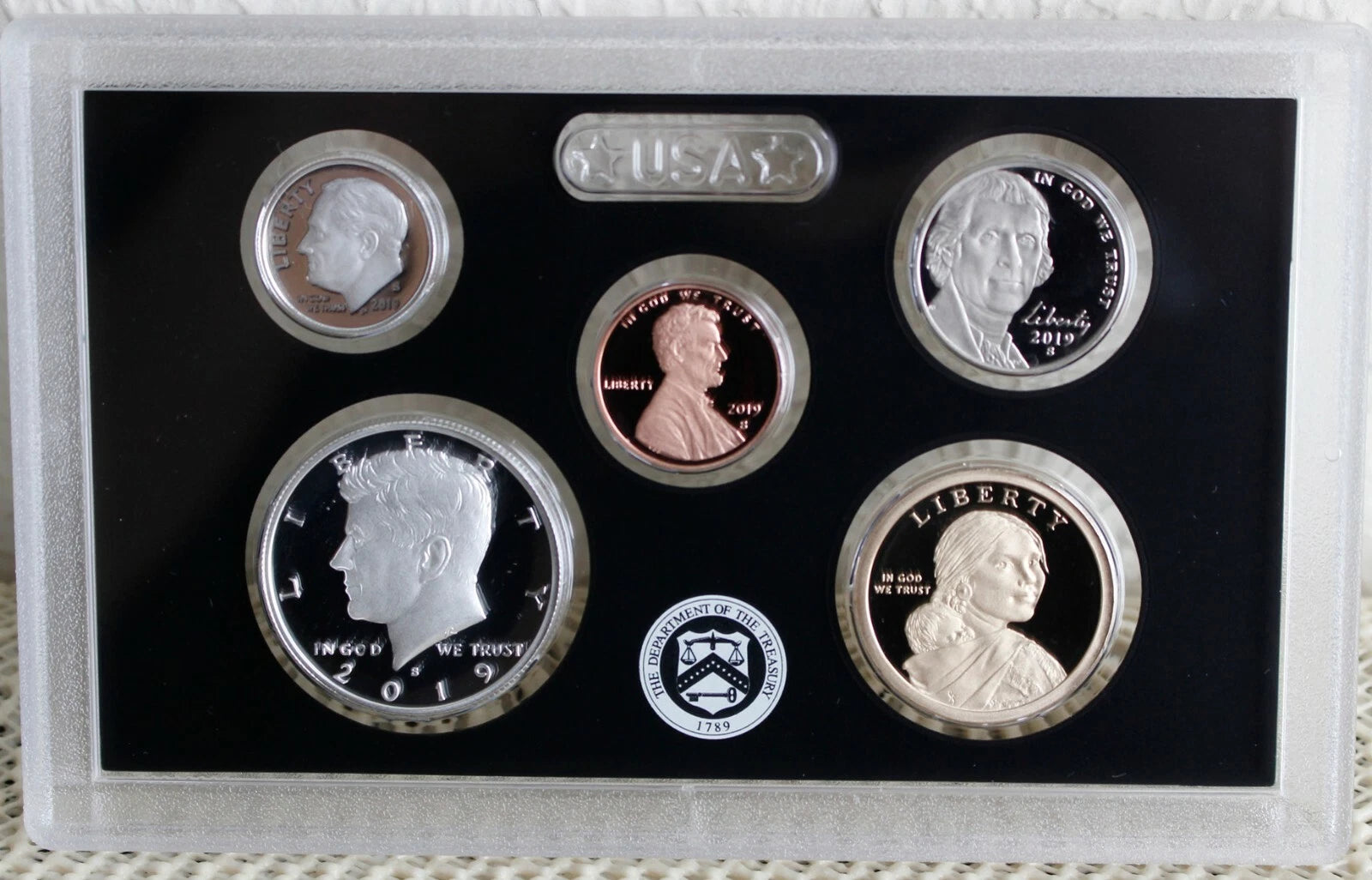 2019-S US Mint Silver Proof Set 10 Coins w/ Box & COA
