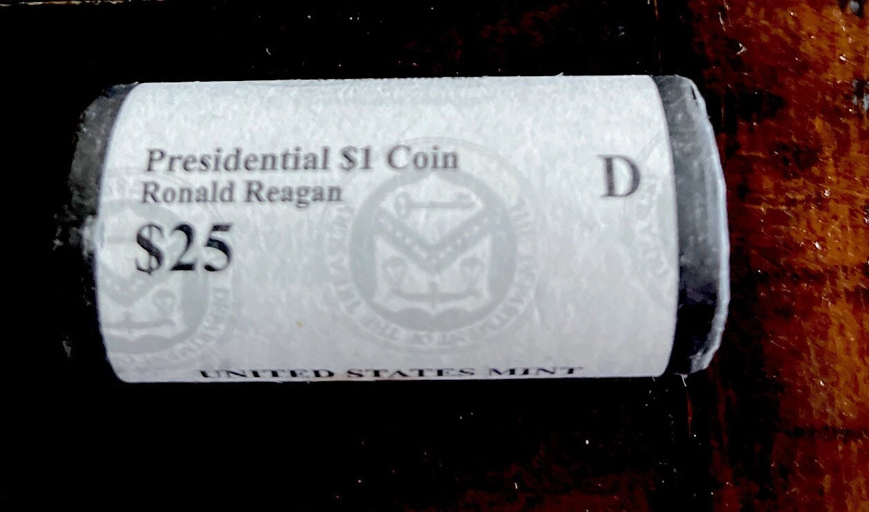 2016-D Ronald Reagan Presidential Dollar 25-Coin Unopened Roll