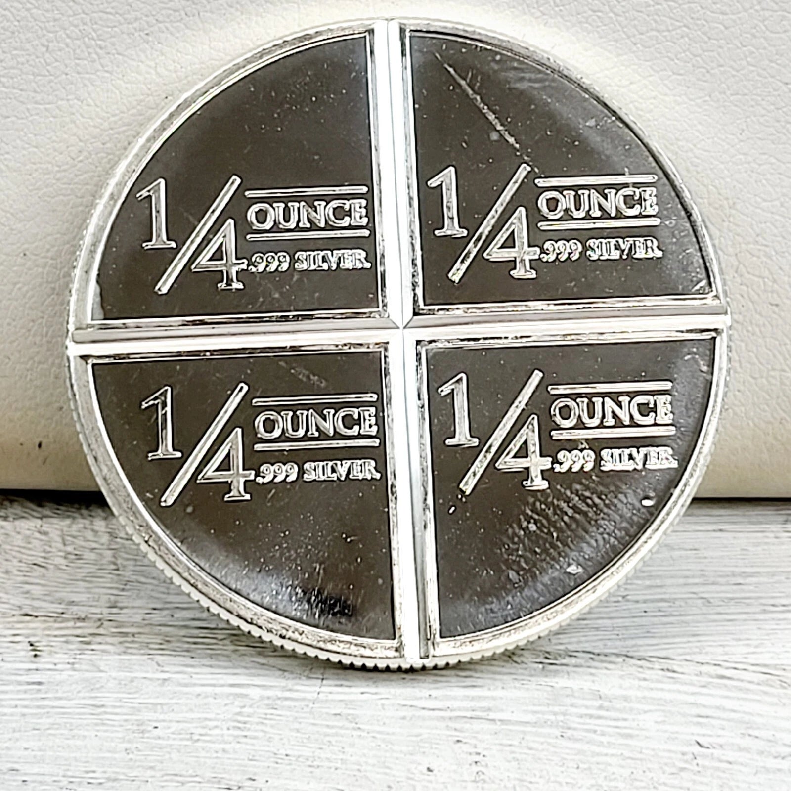 1 oz .999 Fine Silver Divisible Art Round Stagecoach Design