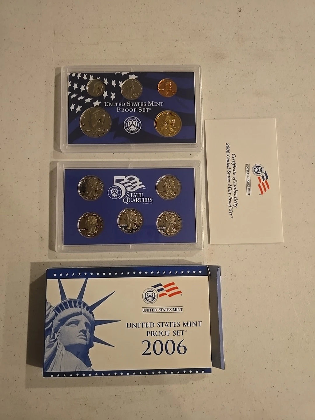 2006-S US Mint Proof Set 11 Coins with COA