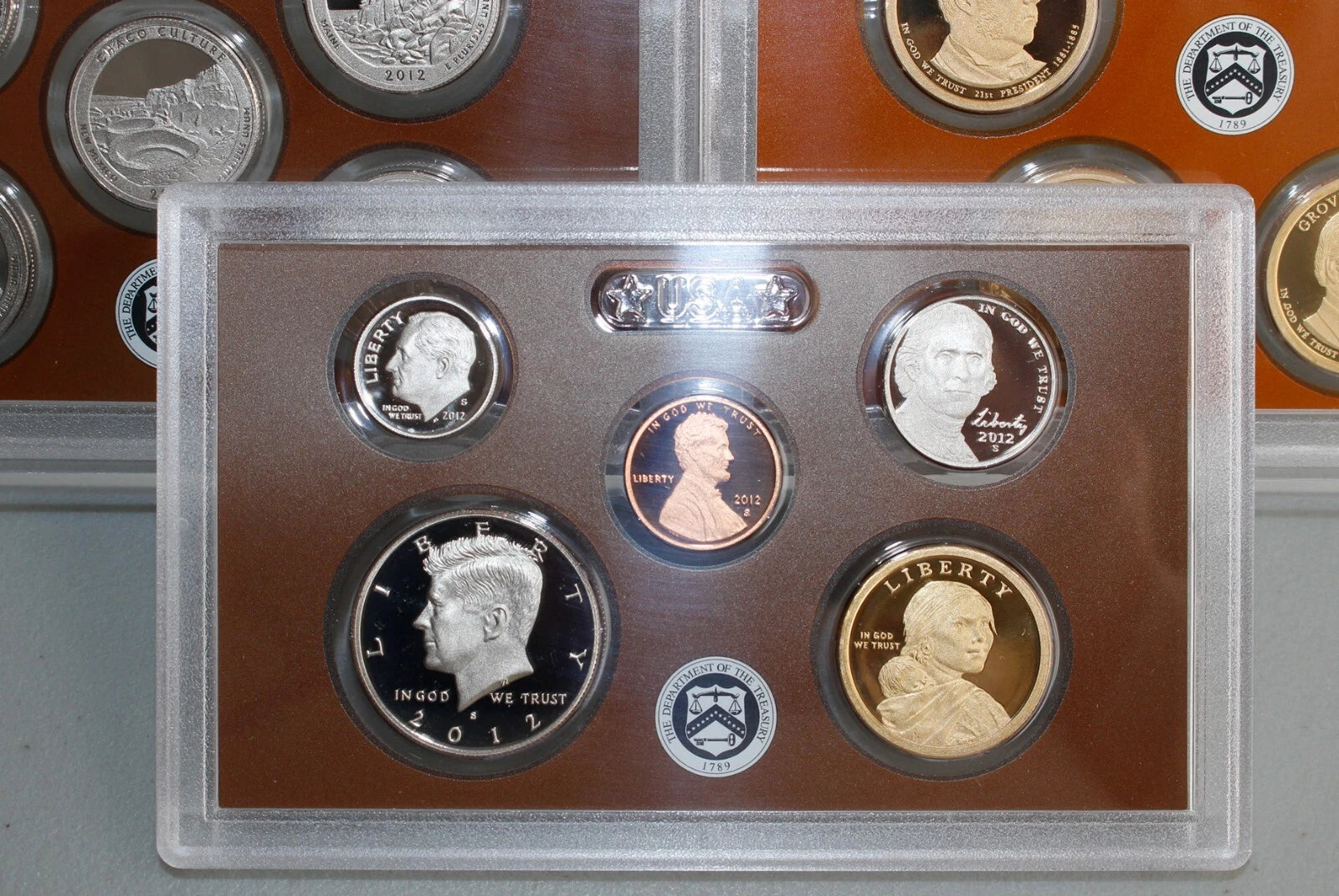 2012-S US Mint Clad Proof Set 14 Coins w/ Box & COA