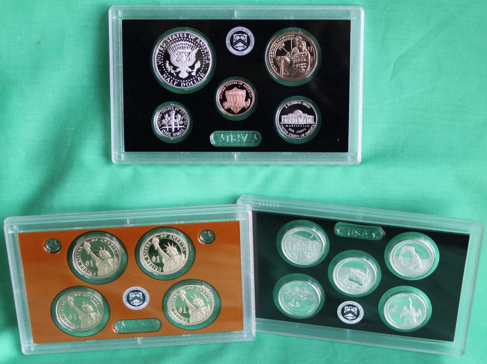 2014-S US Mint Silver Proof Set 14 Coins w/ Box & COA