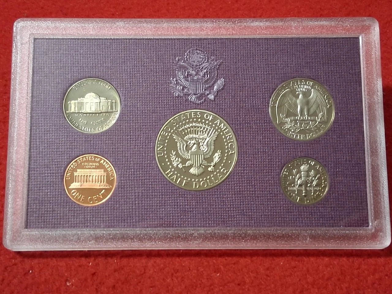 1989-S US Mint Proof Set 5 Coins with OGP