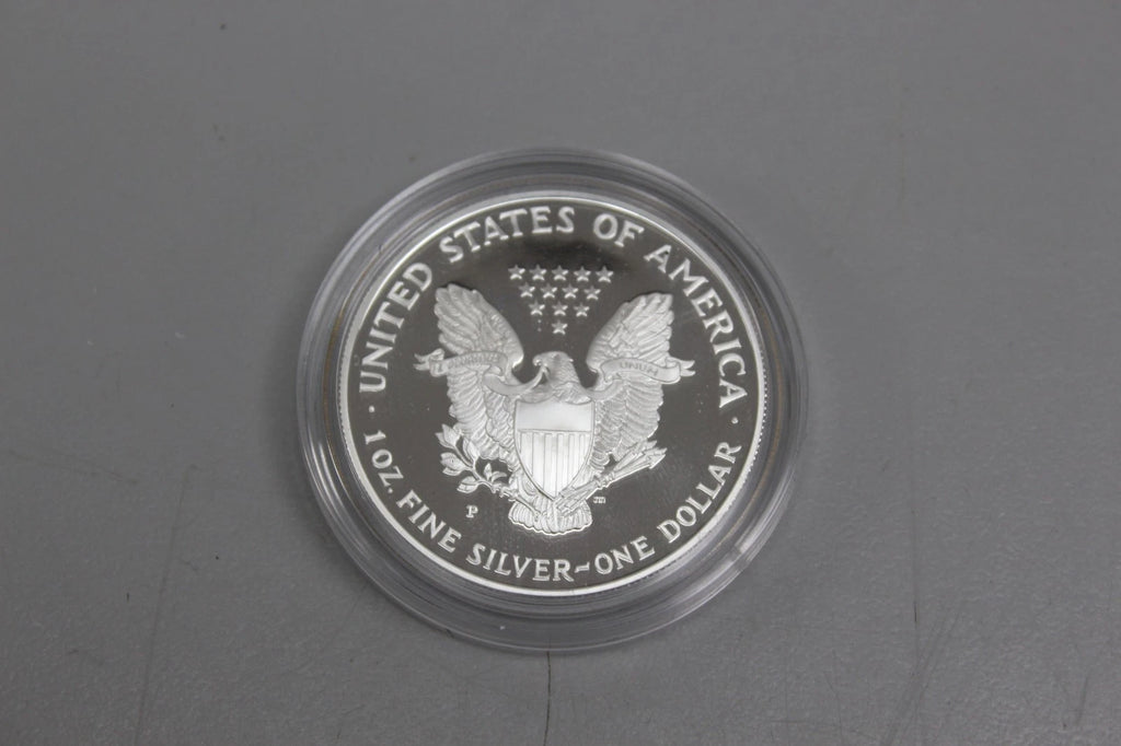 1998-P American Silver Eagle 1 oz Proof Silver Dollar OGP & COA