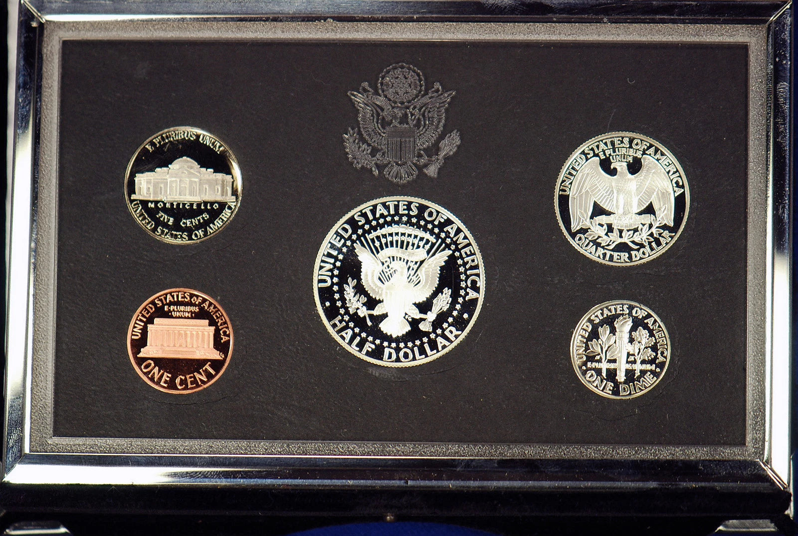1994-S US Mint Premier Silver Proof Set 5 Coins with Custom Display Box