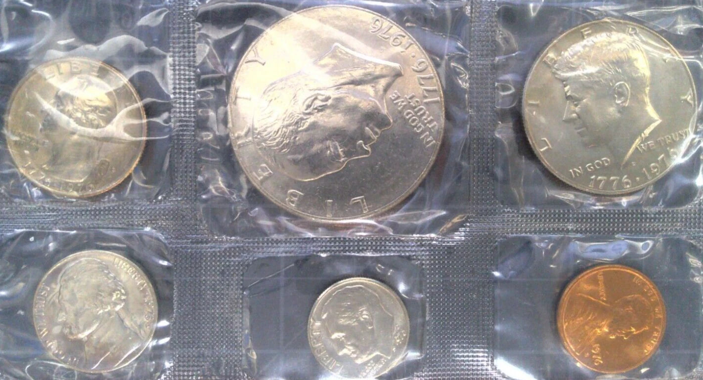 1976 P&D US Mint Uncirculated Set OGP (Cello)