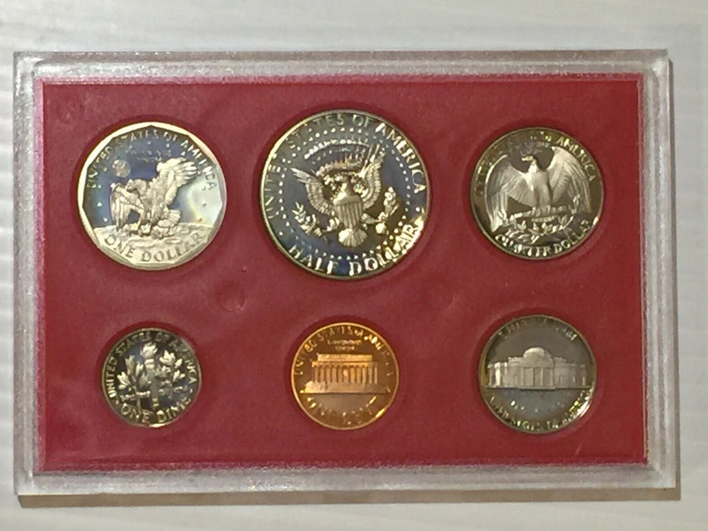 1981-S US Mint Proof Set 6 Coins with OGP Includes Susan B. Anthony Dollar