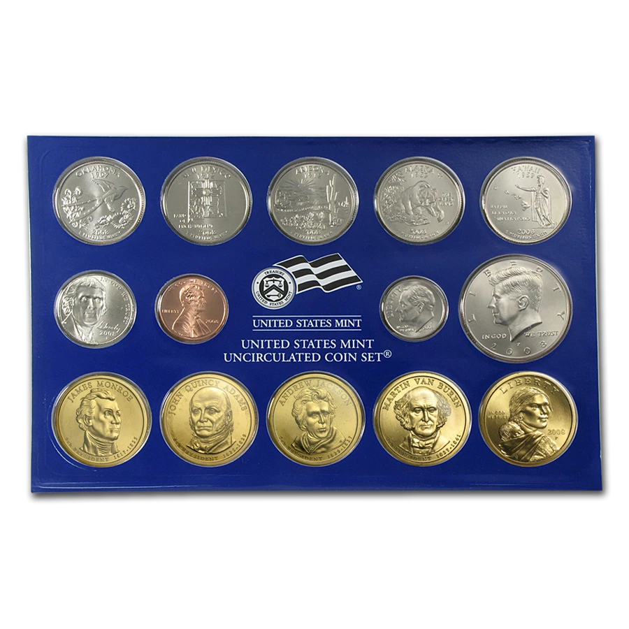 2008 P&D US Mint Uncirculated Set