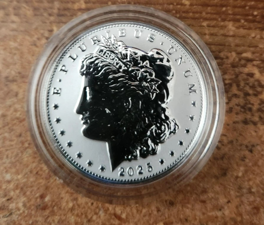 2025-S Reverse Proof Morgan & Peace Silver Dollar 2-Coin Set OGP & COA