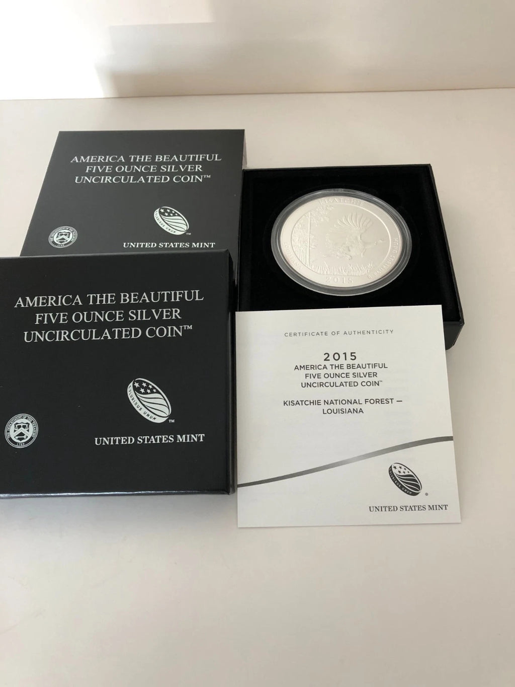 2015-P 5 oz .999 Fine Silver ATB Coin Kisatchie National Forest