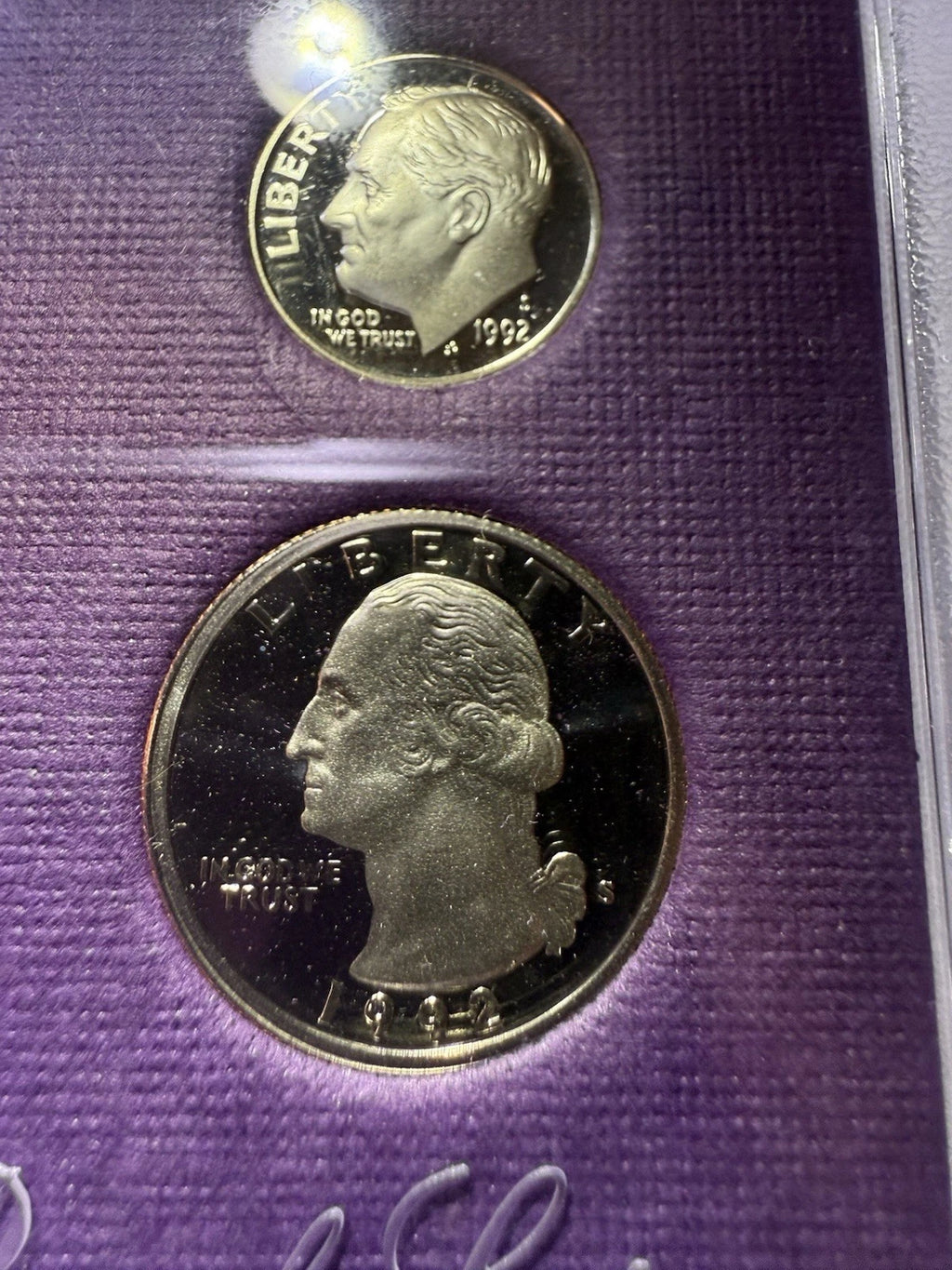 1992-S US Mint Proof Set 5 Coins with OGP & COA