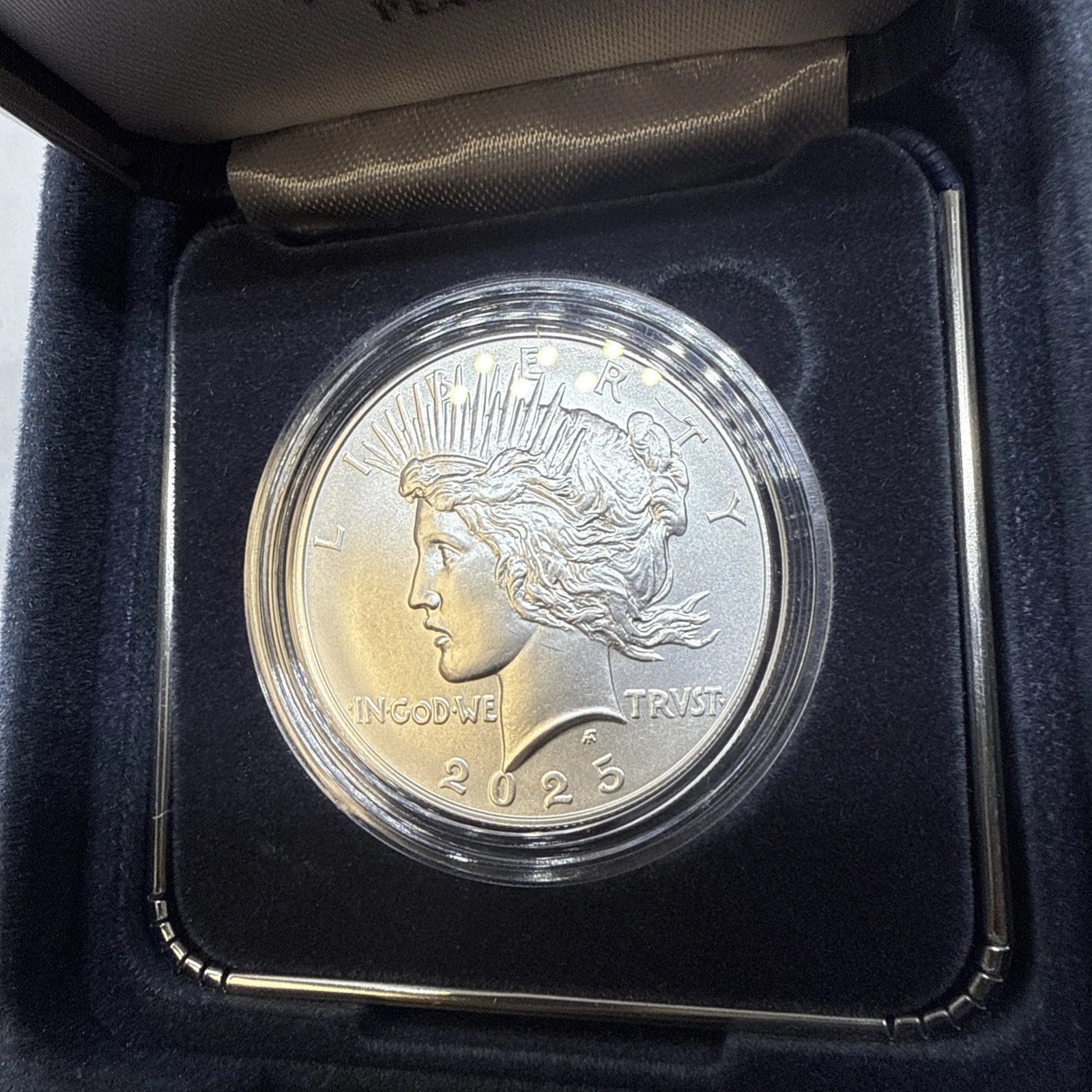 2025-P Peace Silver Dollar $1 Uncirculated OGP & COA Philadelphia Mint