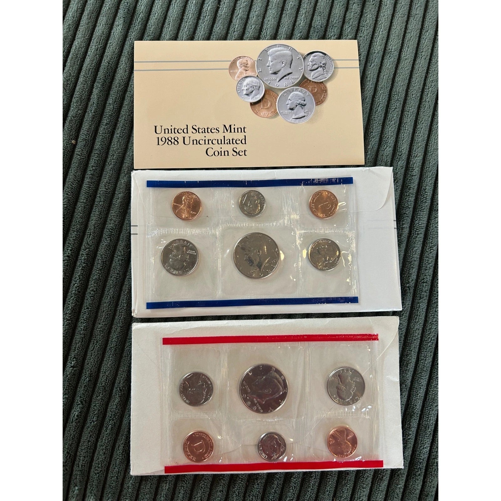 1988 P&D US Mint Uncirculated Set Philadelphia & Denver