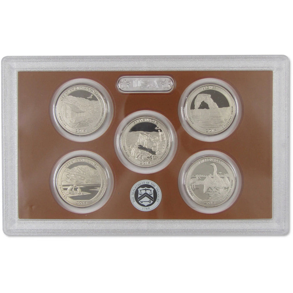 2014-S US Mint Clad Proof Set 14 Coins with OGP & COA