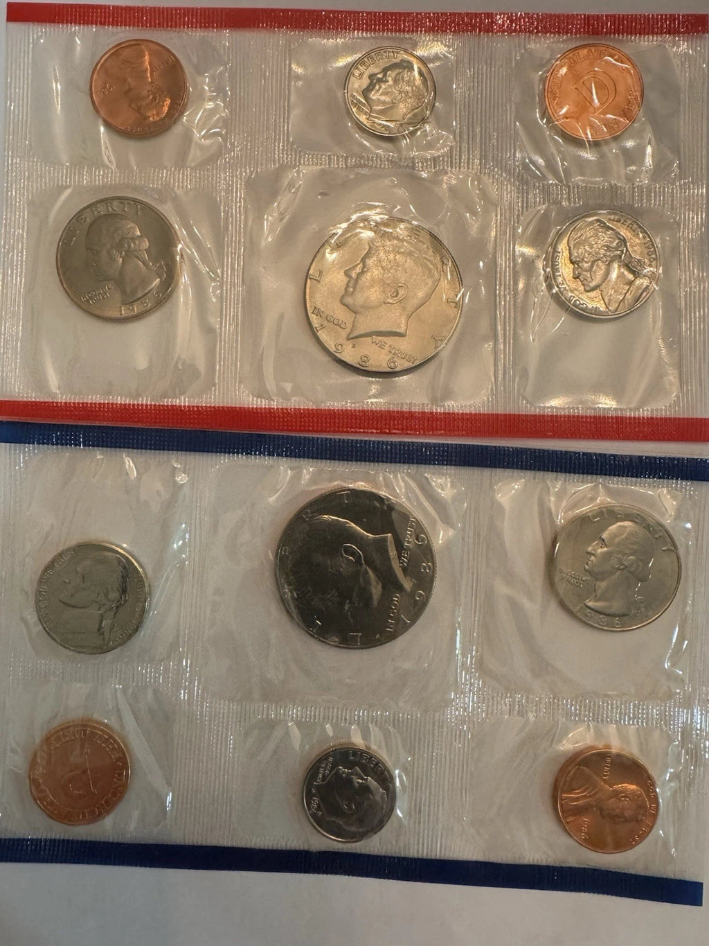1985 P&D US Mint Uncirculated Set Philadelphia & Denver