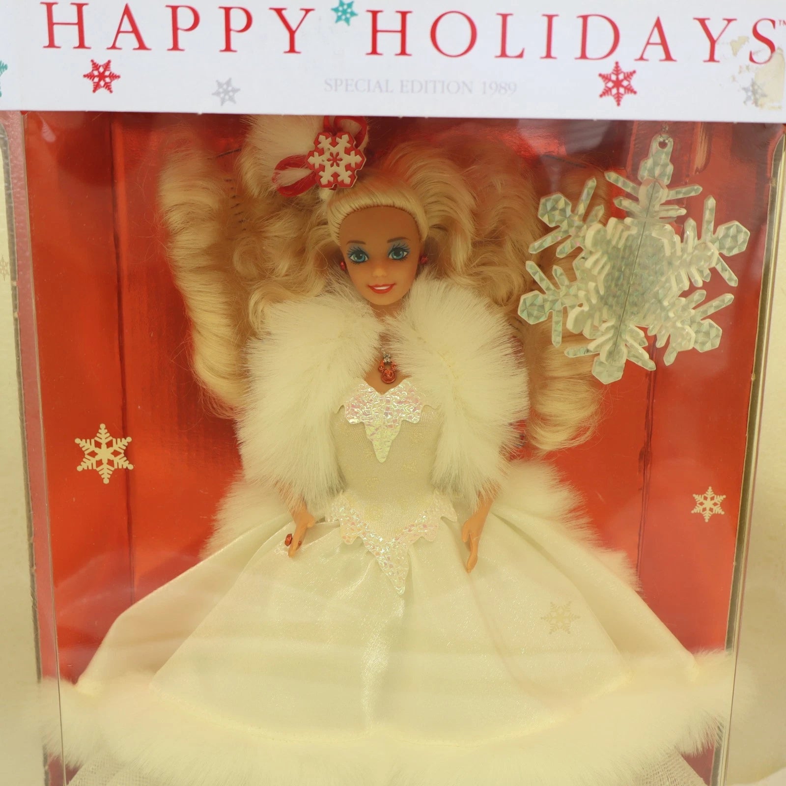 1989 Mattel Happy Holidays Barbie NRFB 2nd in Holiday Barbie Series