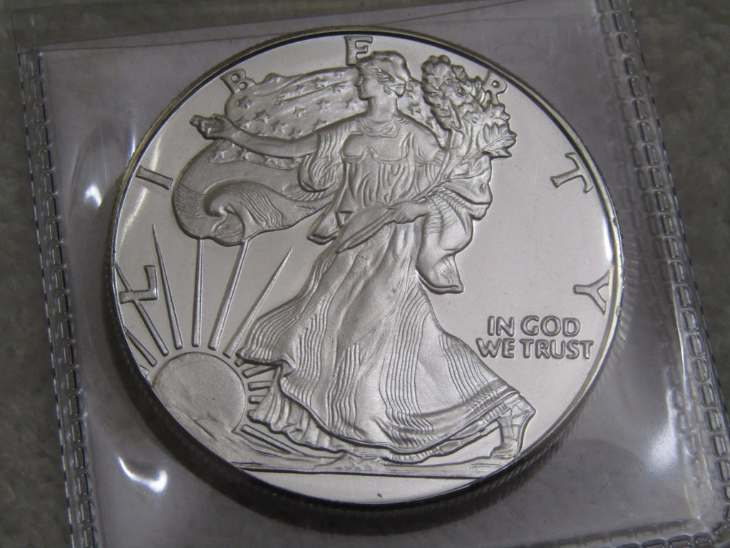 Independent Living Bullion 1 oz .999 Fine Silver Round Walking Liberty