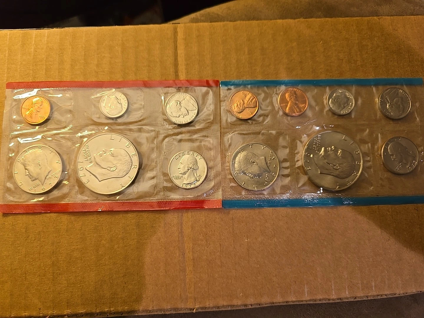 1973 P&D US Mint Uncirculated Set 13 Coins Philadelphia & Denver