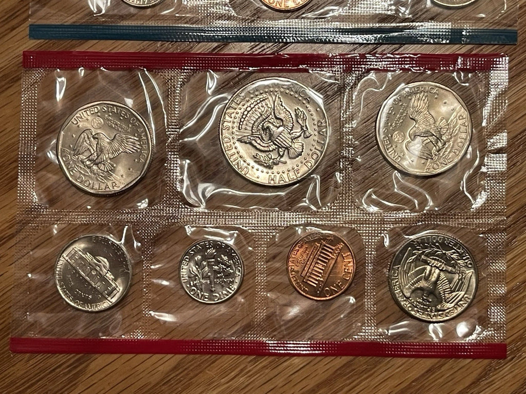 1980 P&D US Mint Uncirculated Set 11 Coins with OGP