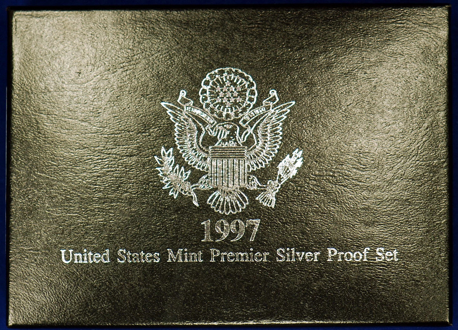 1997-S US Mint Premier Silver Proof Set 5 Coins with Custom Display Box & COA