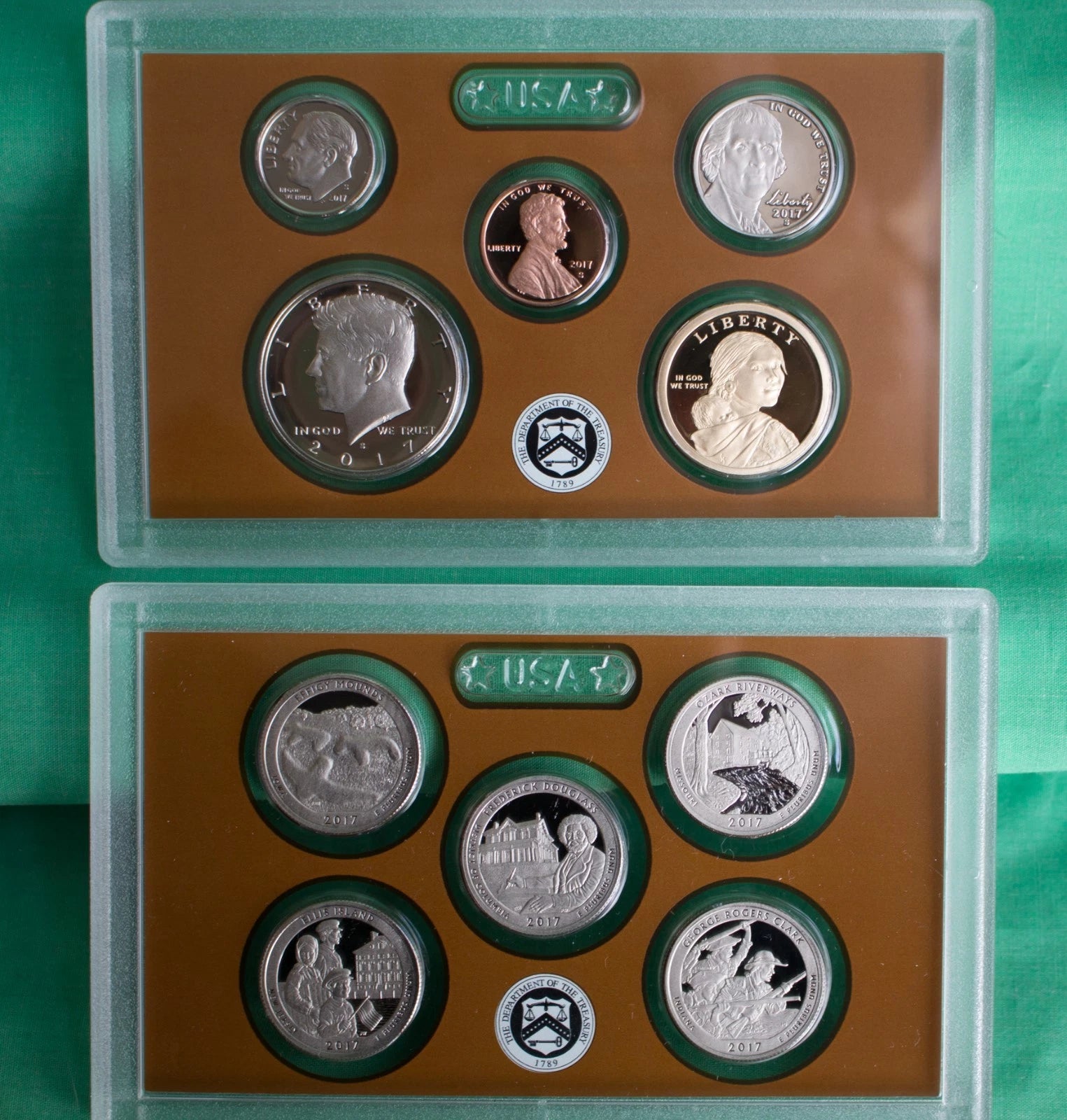 2017-S US Mint Proof Set 10 Coins w/ Box & COA