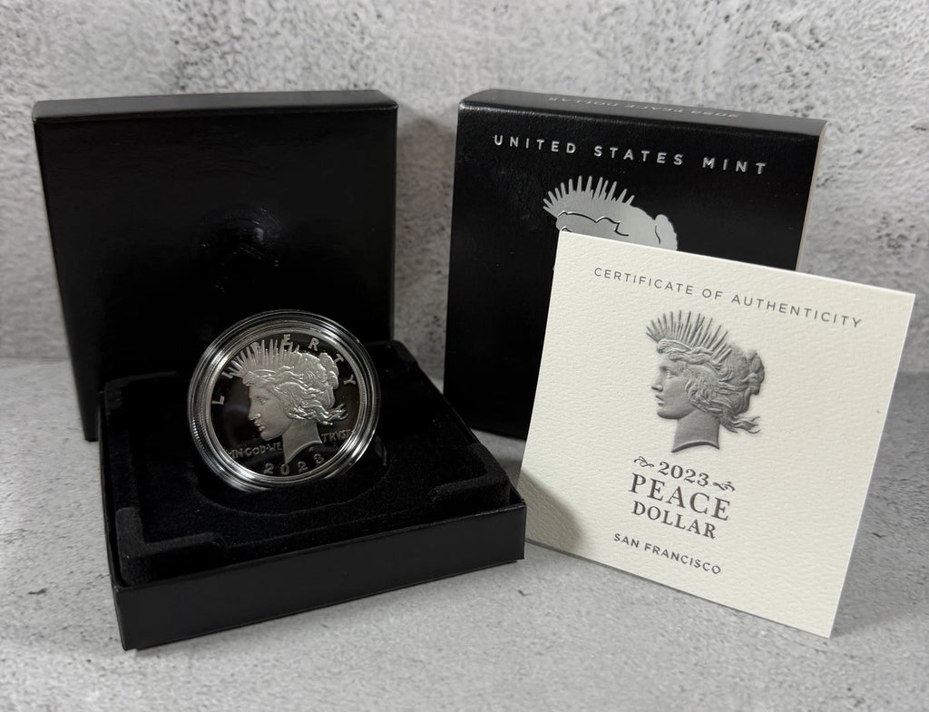 2023-S Peace Silver Dollar $1 Proof OGP & COA San Francisco Mint