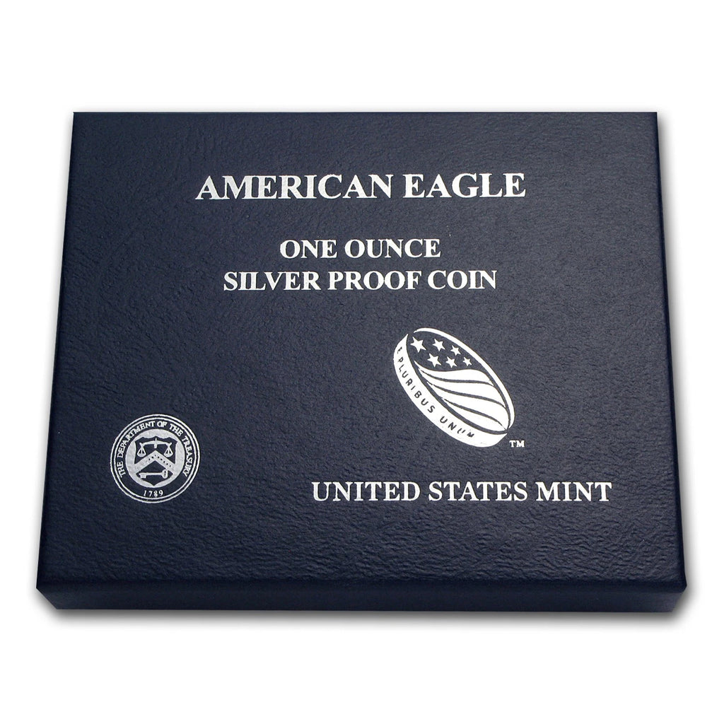 2012-W American Silver Eagle 1 oz Proof Silver Dollar Box & COA