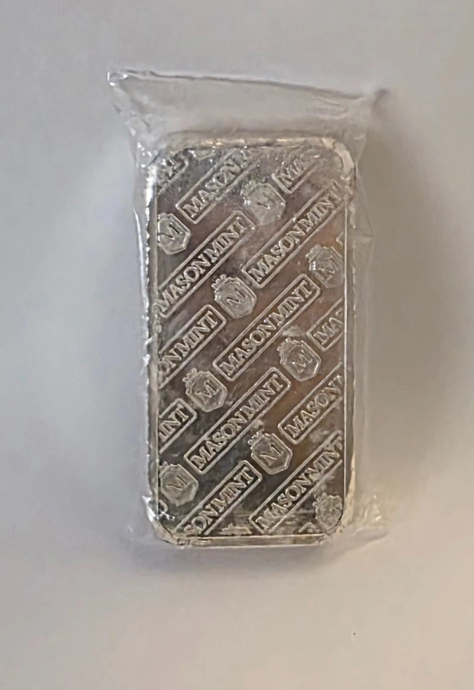 Mason Mint 10 oz .999 Fine Silver Bar Older Version (Rounded Corners)
