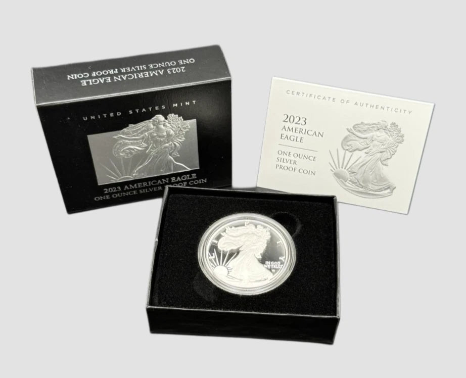 2023-S American Silver Eagle 1 oz Proof Silver Dollar OGP & COA