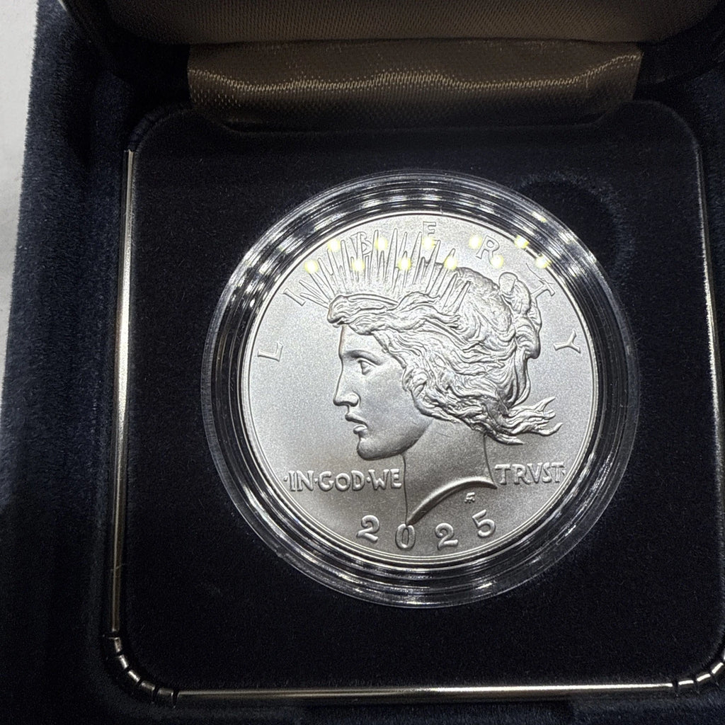 2025-P Peace Silver Dollar $1 Uncirculated OGP & COA Philadelphia Mint