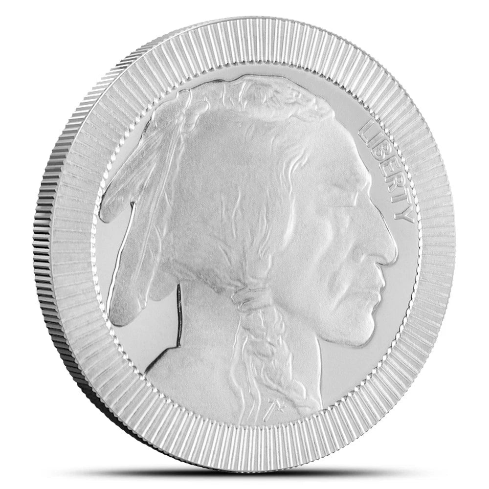 SilverTowne 1 oz .999 Fine Silver Round Buffalo Stackable