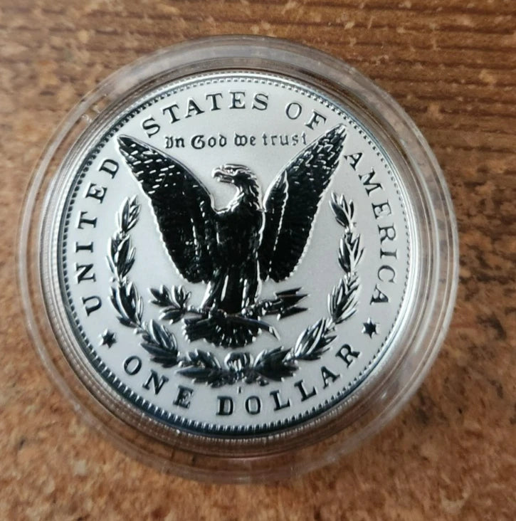 2025-S Reverse Proof Morgan & Peace Silver Dollar 2-Coin Set OGP & COA