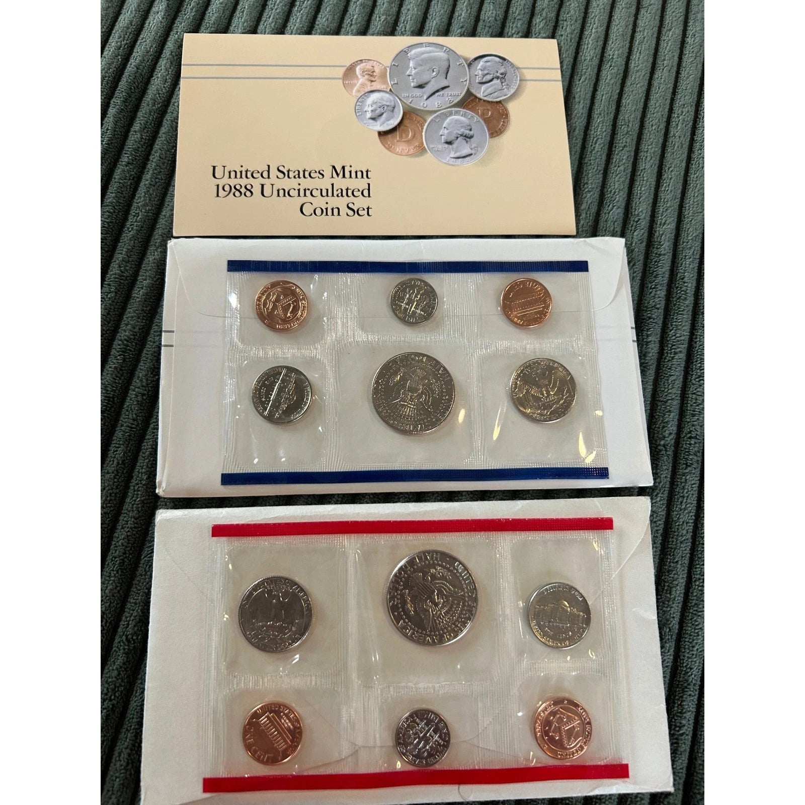 1988 P&D US Mint Uncirculated Set Philadelphia & Denver