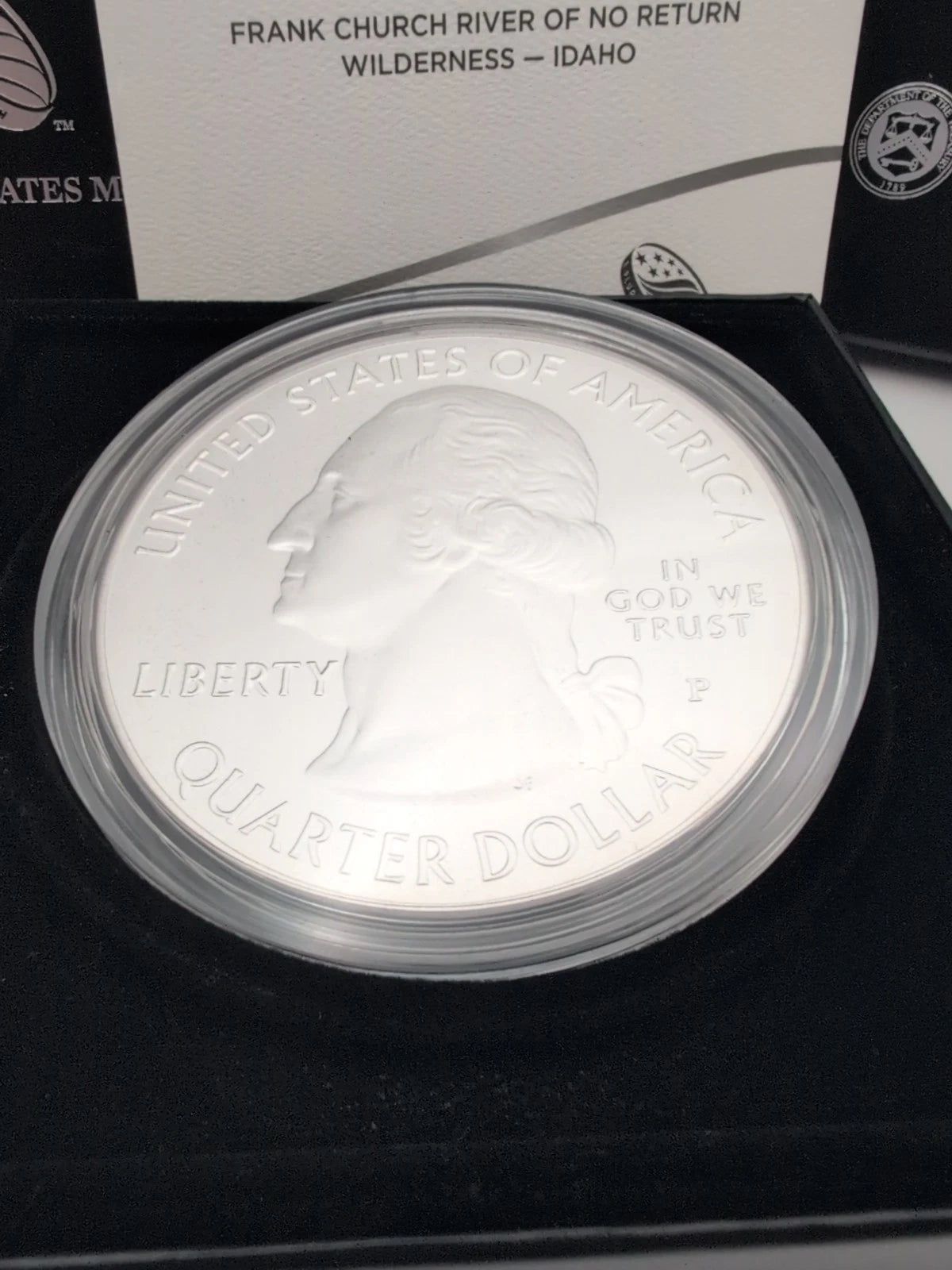 2019-P 5 oz .999 Fine Silver ATB Coin Frank Church River of No Return Wilderness, Idaho