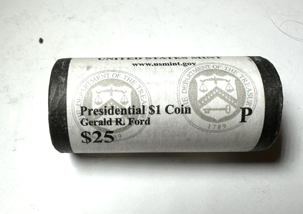 2016-P Gerald R. Ford Presidential Dollar 25-Coin Uncirculated Roll