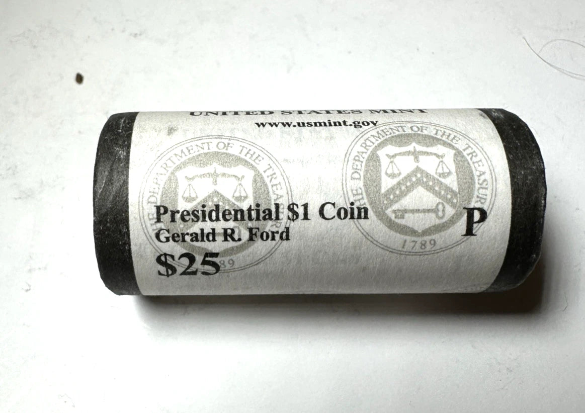 2016-P Gerald R. Ford Presidential Dollar 25-Coin Uncirculated Roll