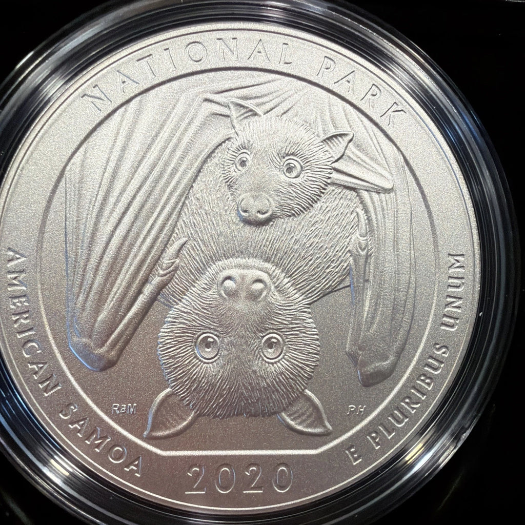 2020-P 5 oz .999 Fine Silver ATB Coin National Park of American Samoa