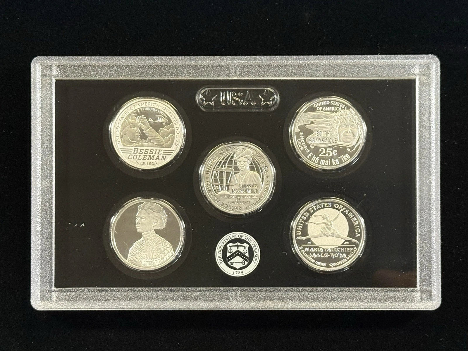 2023-S US Mint Silver Proof Set 10 Coins with Box, COA & Hat