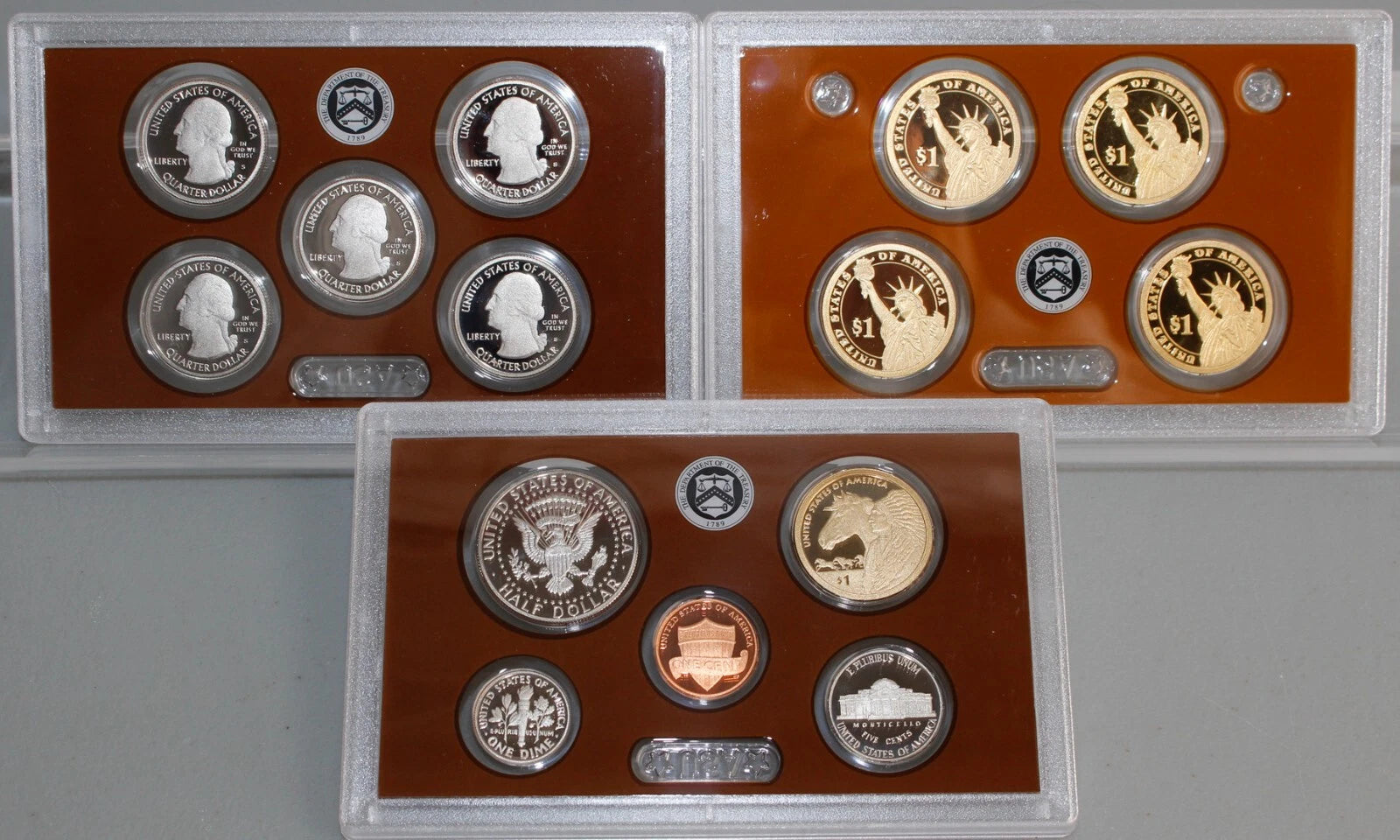 2012-S US Mint Clad Proof Set 14 Coins w/ Box & COA