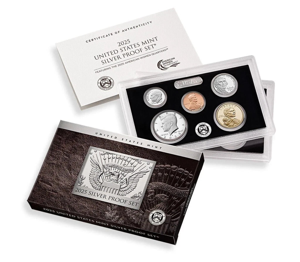 2025-S US Mint Silver Proof Set 10 Coins w/ Box & COA