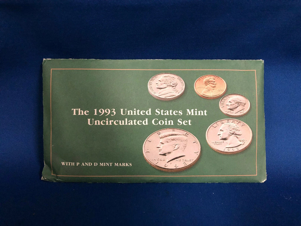 1993 P&D US Mint Uncirculated Set Philadelphia & Denver