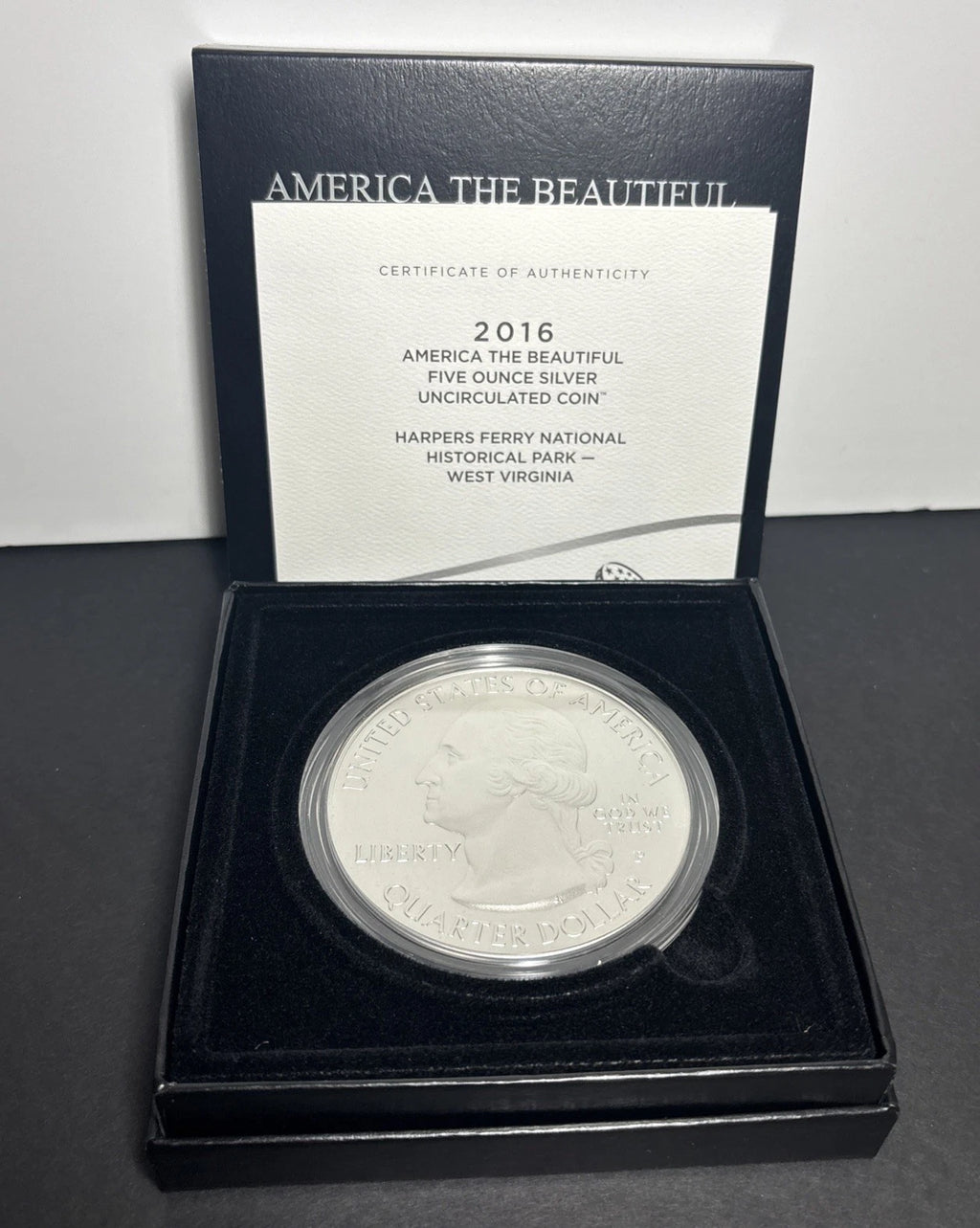 2016-P 5 oz .999 Fine Silver ATB Coin Harpers Ferry National Historical Park