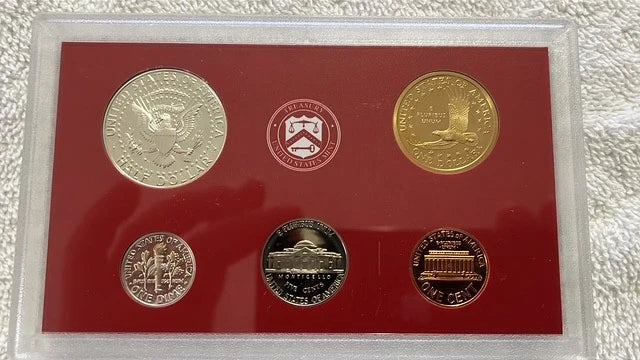 2000-S US Mint Silver Proof Set 10 Coins w/ Box & COA - State Quarters