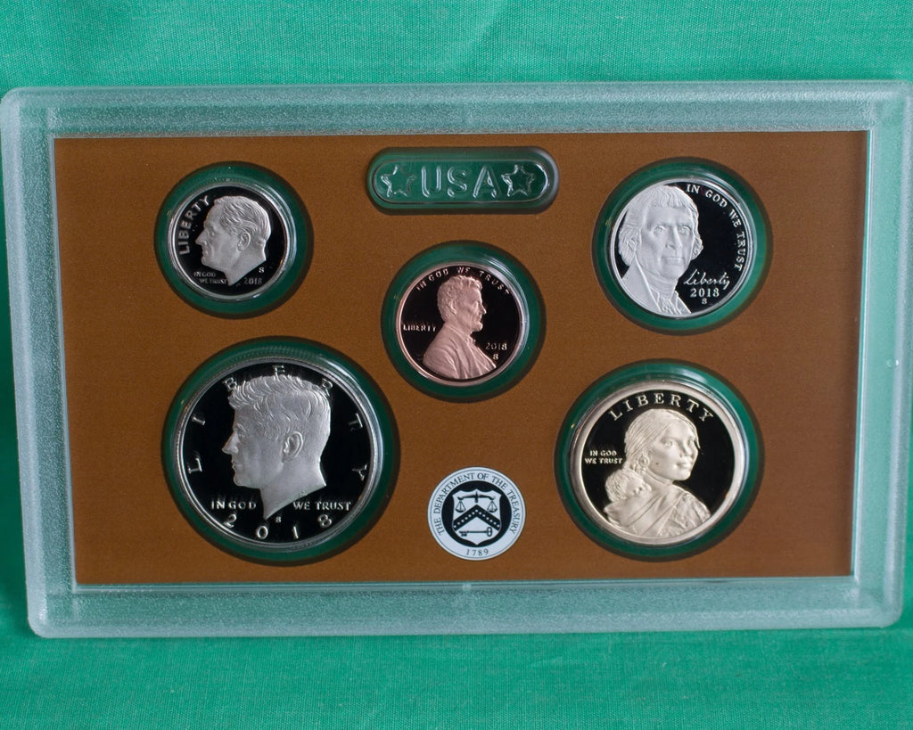2018-S US Mint Proof Set 10 Coins w/ Box & COA