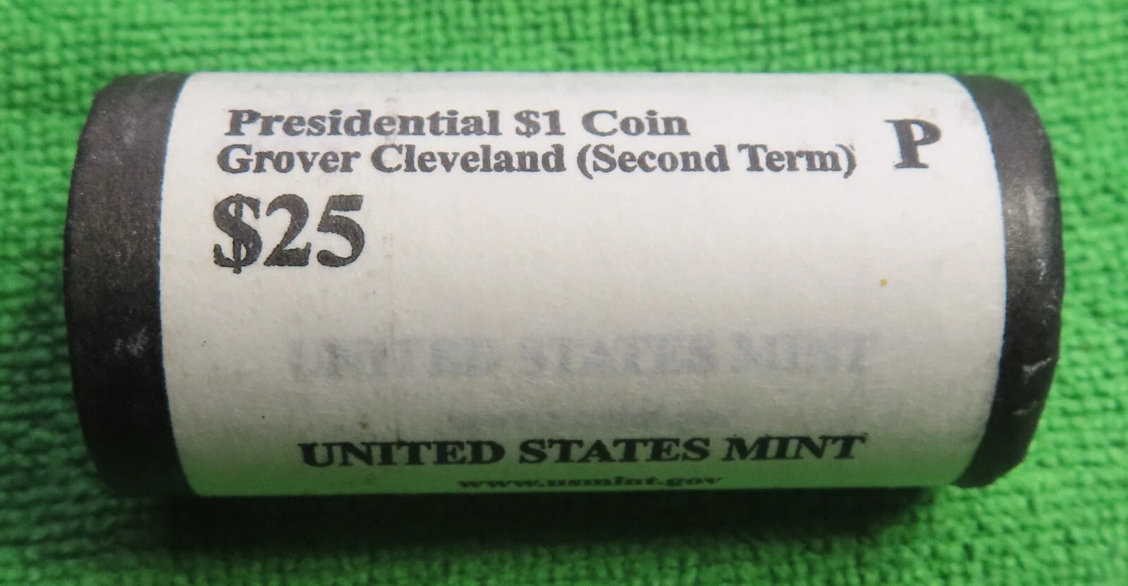 2012-P Grover Cleveland 2nd Term Presidential Dollar 25-Coin Unopened Roll