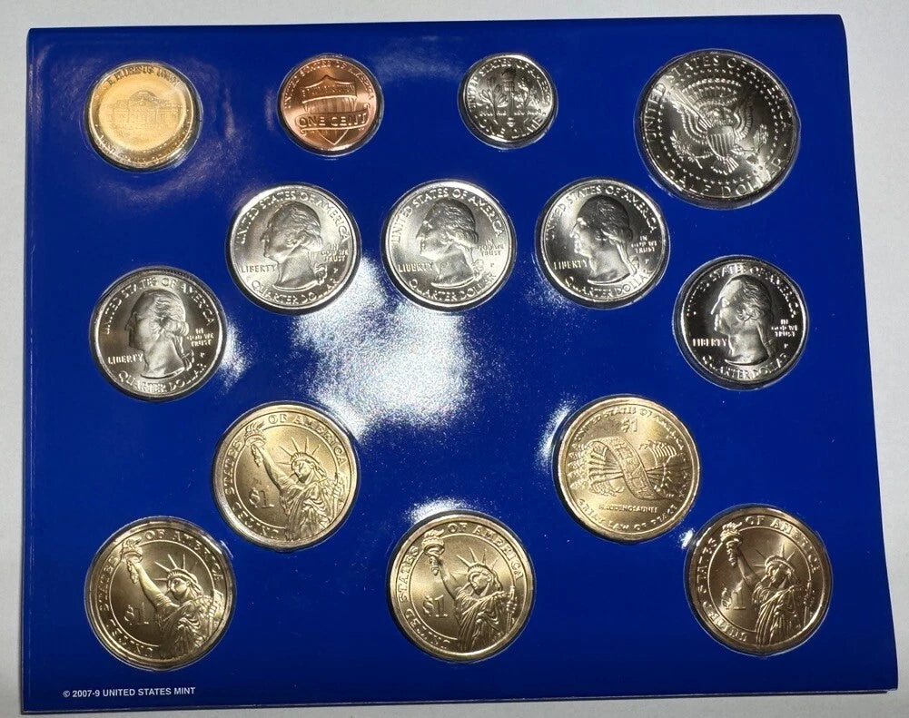 2010 P&D US Mint Uncirculated Set 28 Coins Satin Finish OGP w/ COA