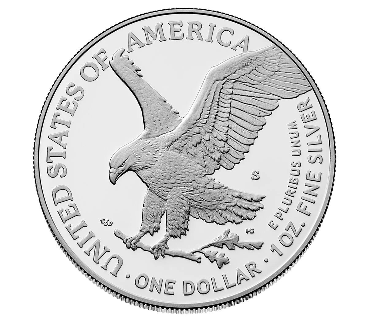 2025-S American Silver Eagle 1 oz Proof Silver Dollar Box & COA