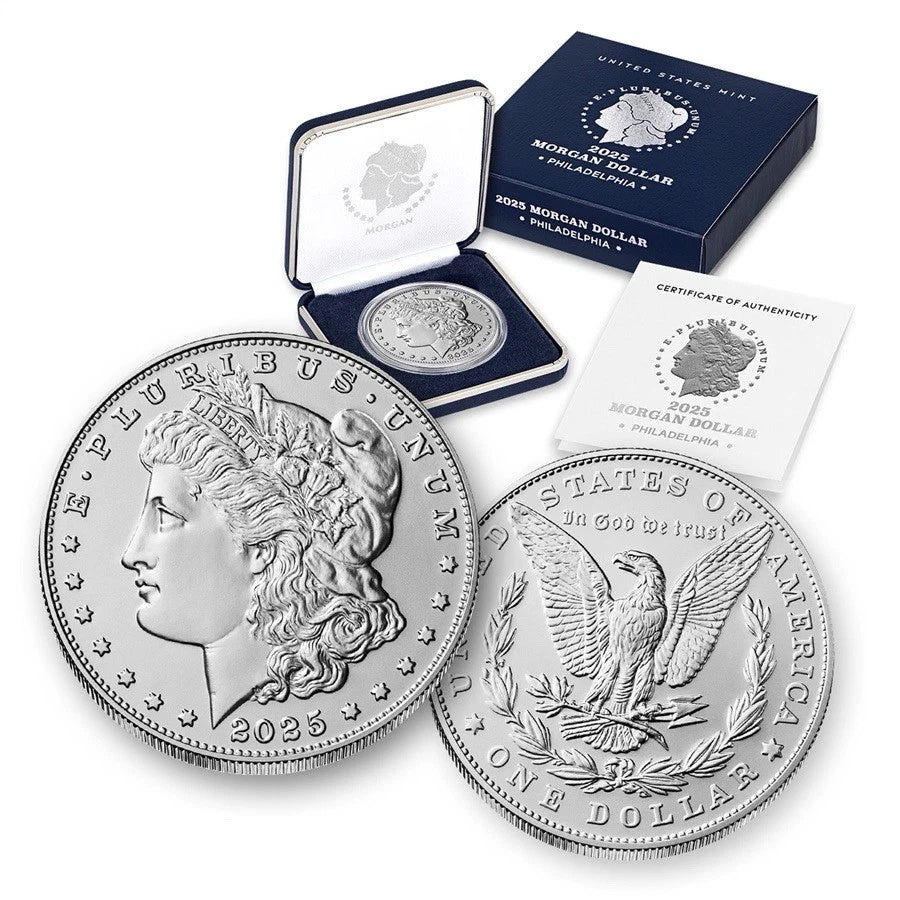 2025-P Morgan Silver Dollar $1 Uncirculated OGP & COA